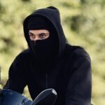 Mask Zip Hoodie – Black - Image 3